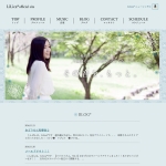 LiLica*さんオフィシャルサイトが公開されました。